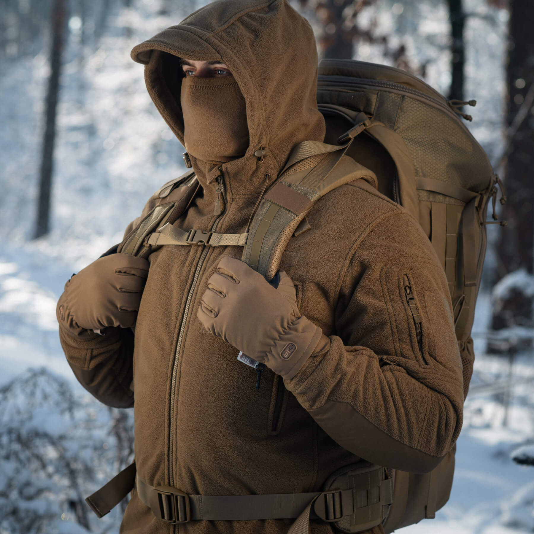 M-Tac рукавички Soft Shell Thinsulate Coyote Brown купити за
